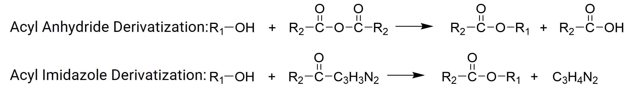 Acylation chemical derivatization Acylation chemical derivatization