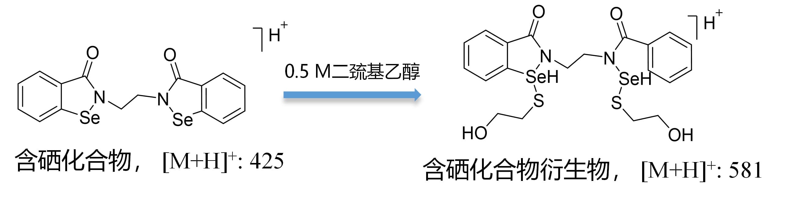 含硒化合物经衍生化反应