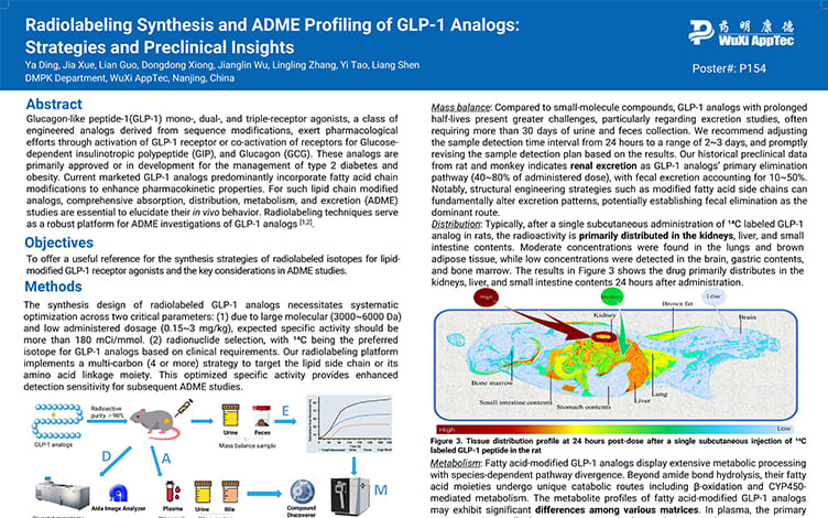 Radiolabeling Synthesis and ADME Profiling of GLP-1 Analogs:Strategies and Preclinical Insights